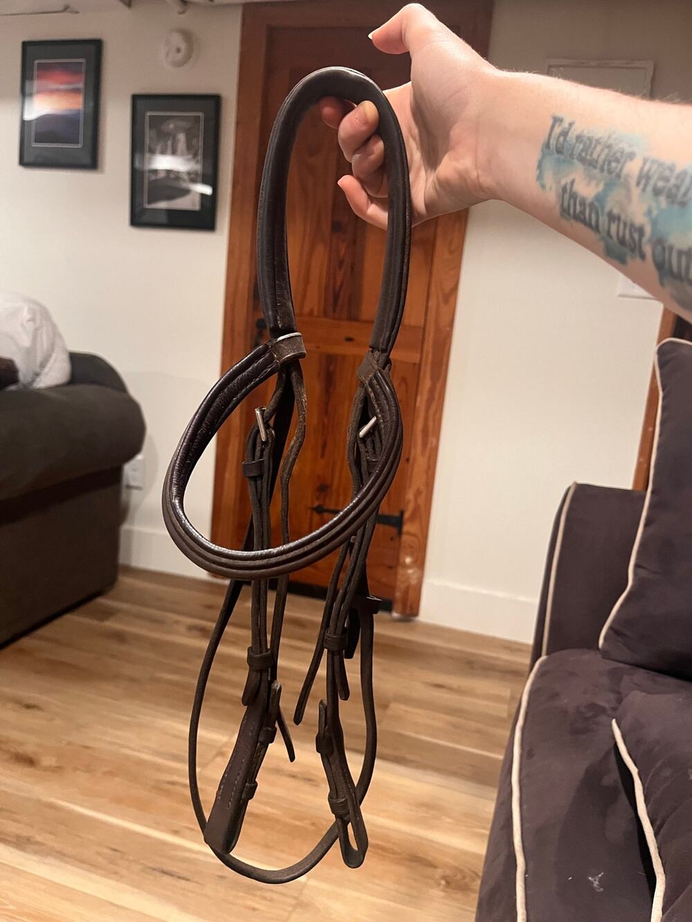 Hunt Jump Full Horse Crown Piece